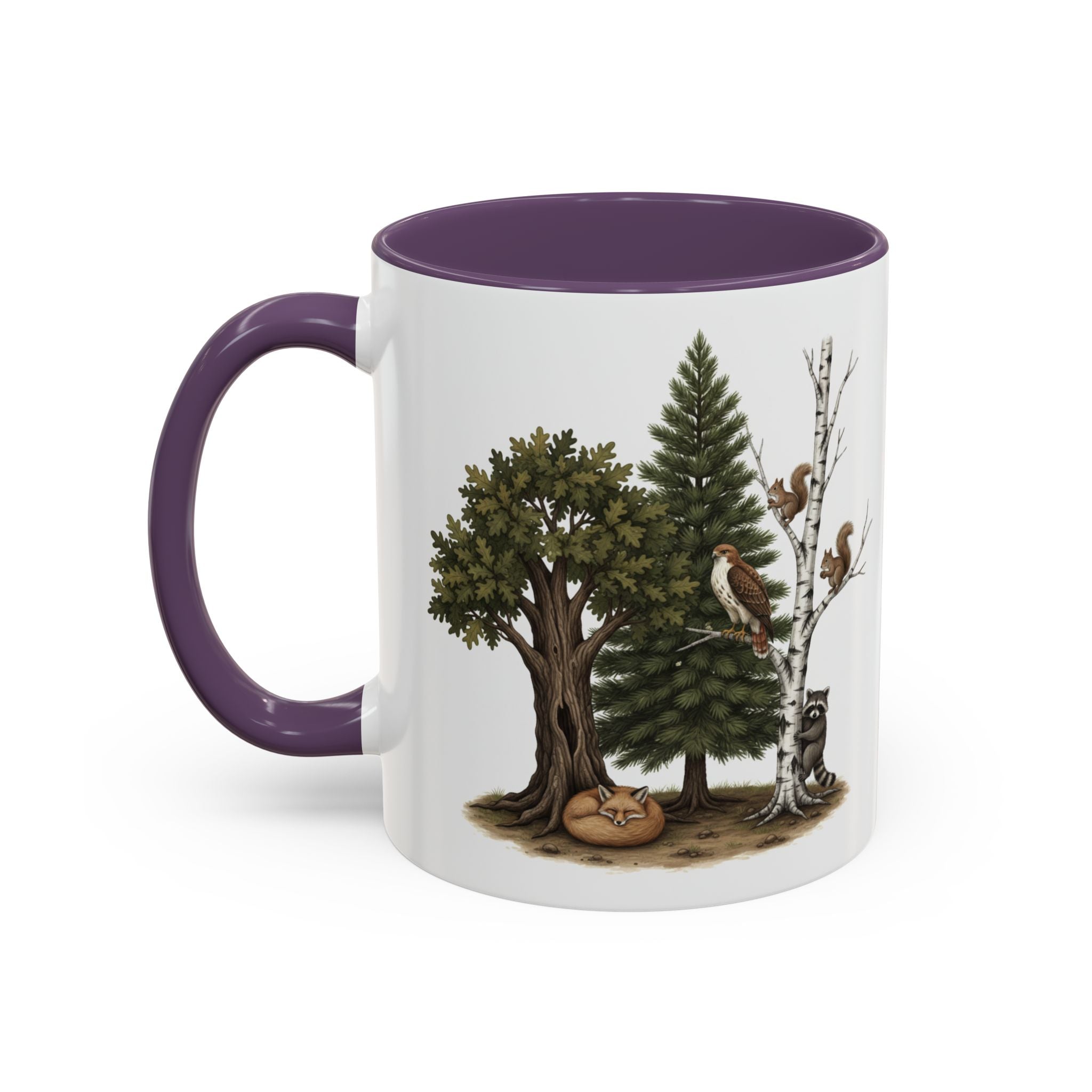 Get Outside! Nature Coffee Mug — Woodland Animals Accent Mug