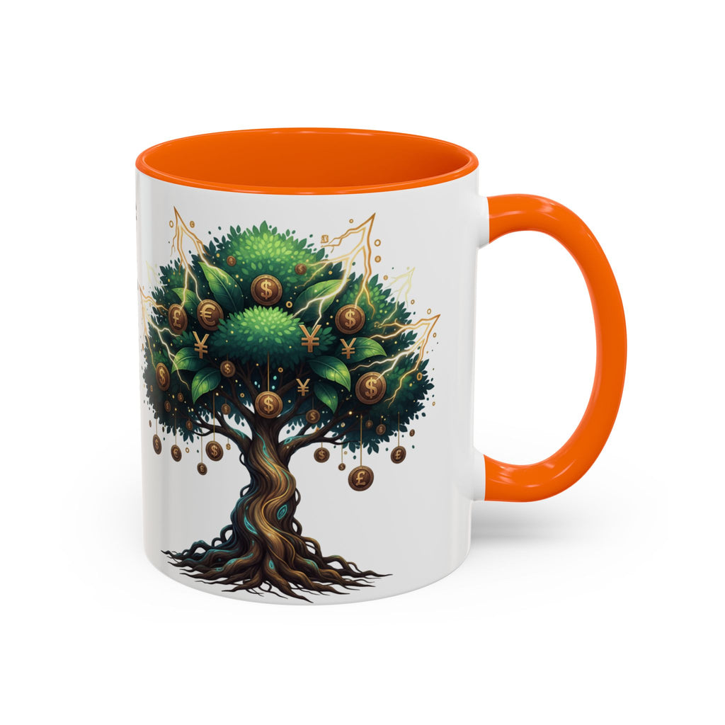 Accent Mug — Money Flows to Me Tree of Abundance Coffee Cup (11/15oz)