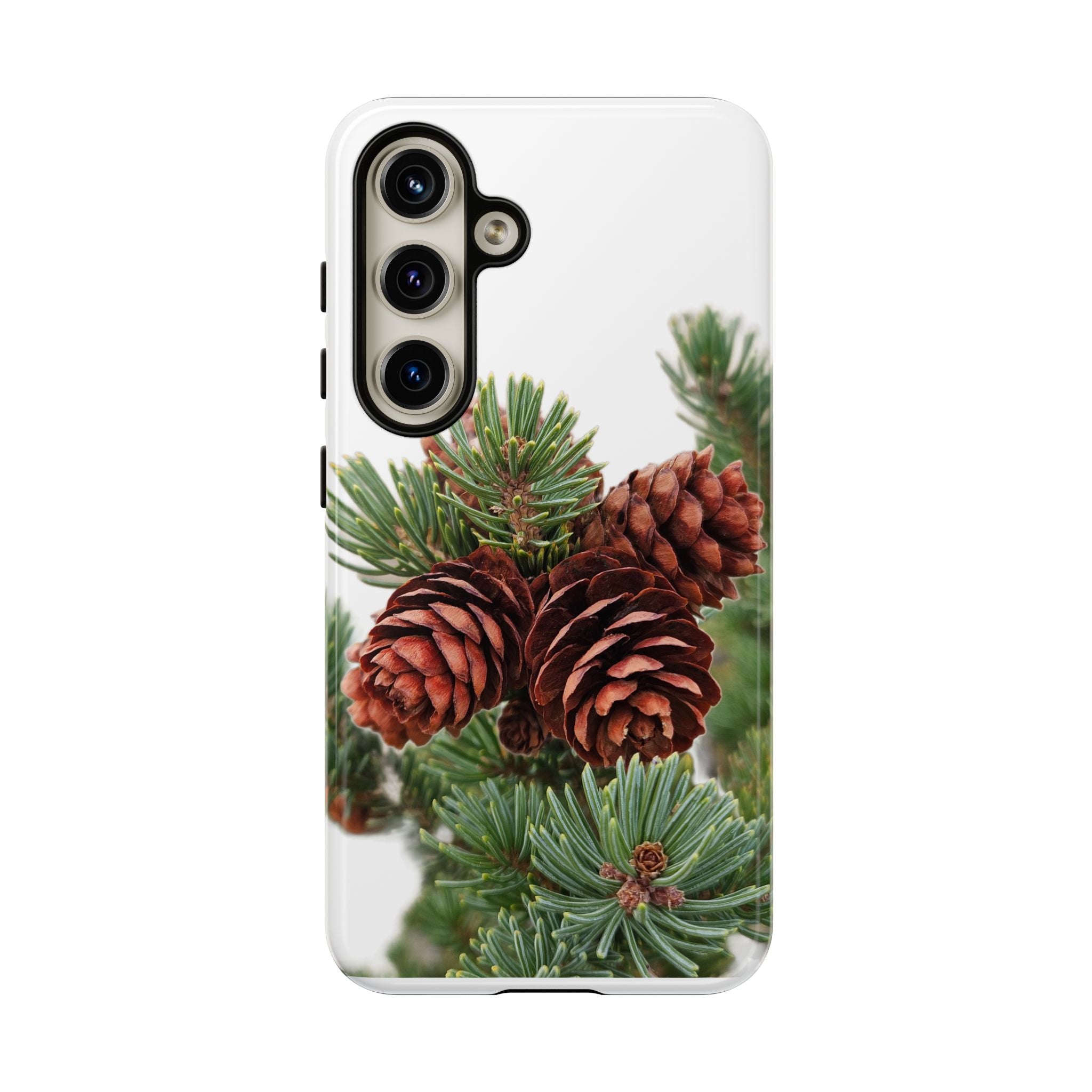 Pinecone Tough Phone Case — Protective Botanical Phone Cover