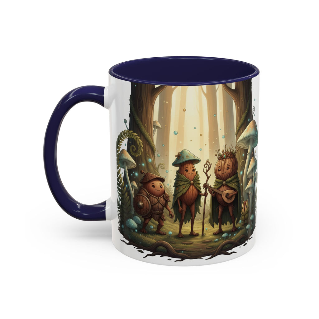Whimsical Forest Mushroom Mug — Cute Woodland Gnome Coffee Cup