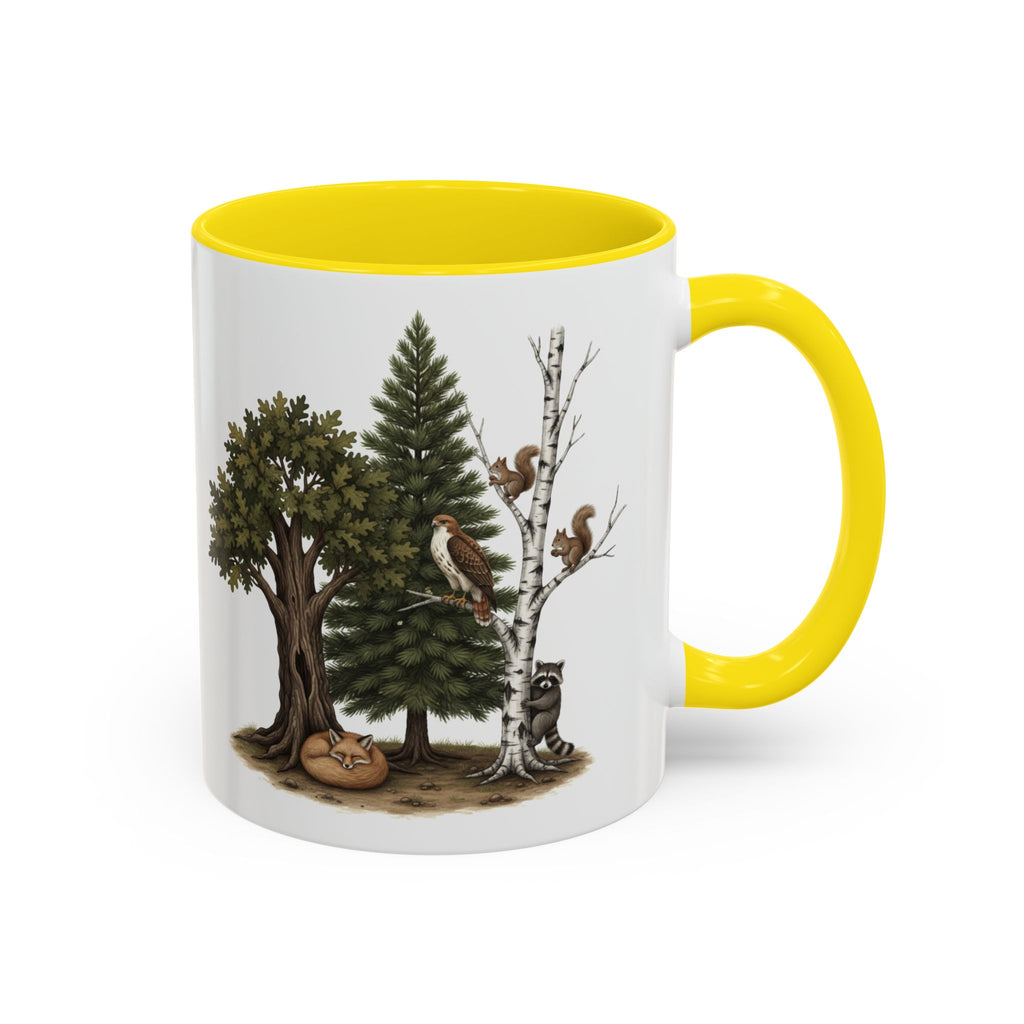 Get Outside! Nature Coffee Mug — Woodland Animals Accent Mug