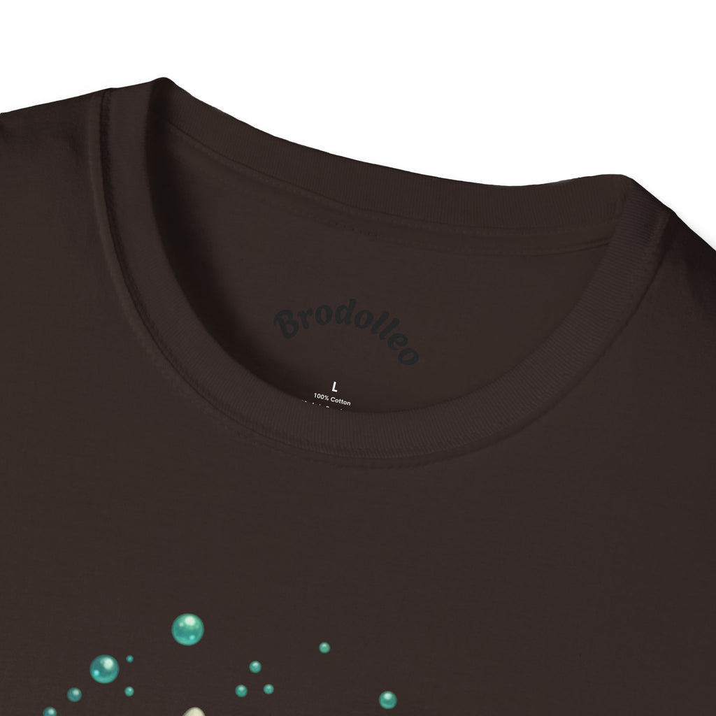 Fantasy Forest Mask T-Shirt — Woodland Creature Tee with Mushroom Crown