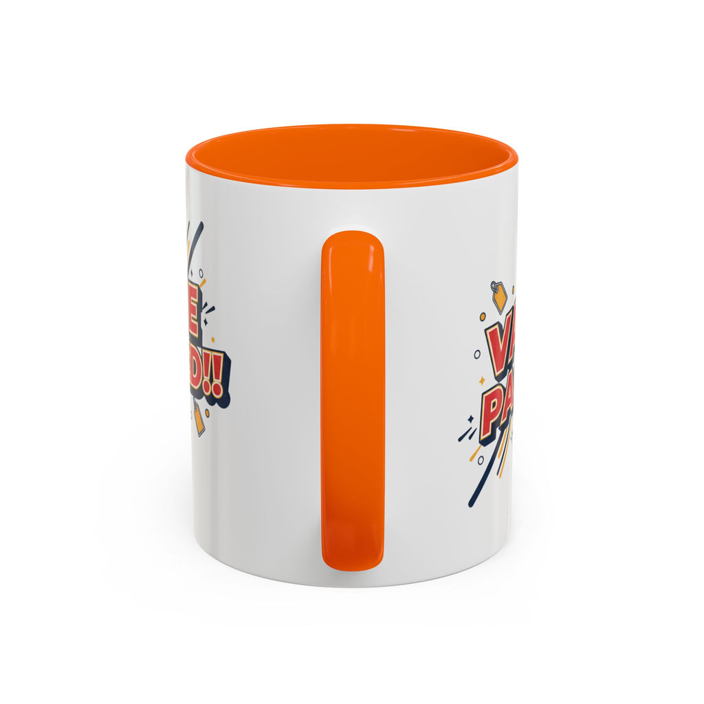 Value Packed!! Accent Coffee Mug — Bold Retro Comic Graphic (11/15 oz)