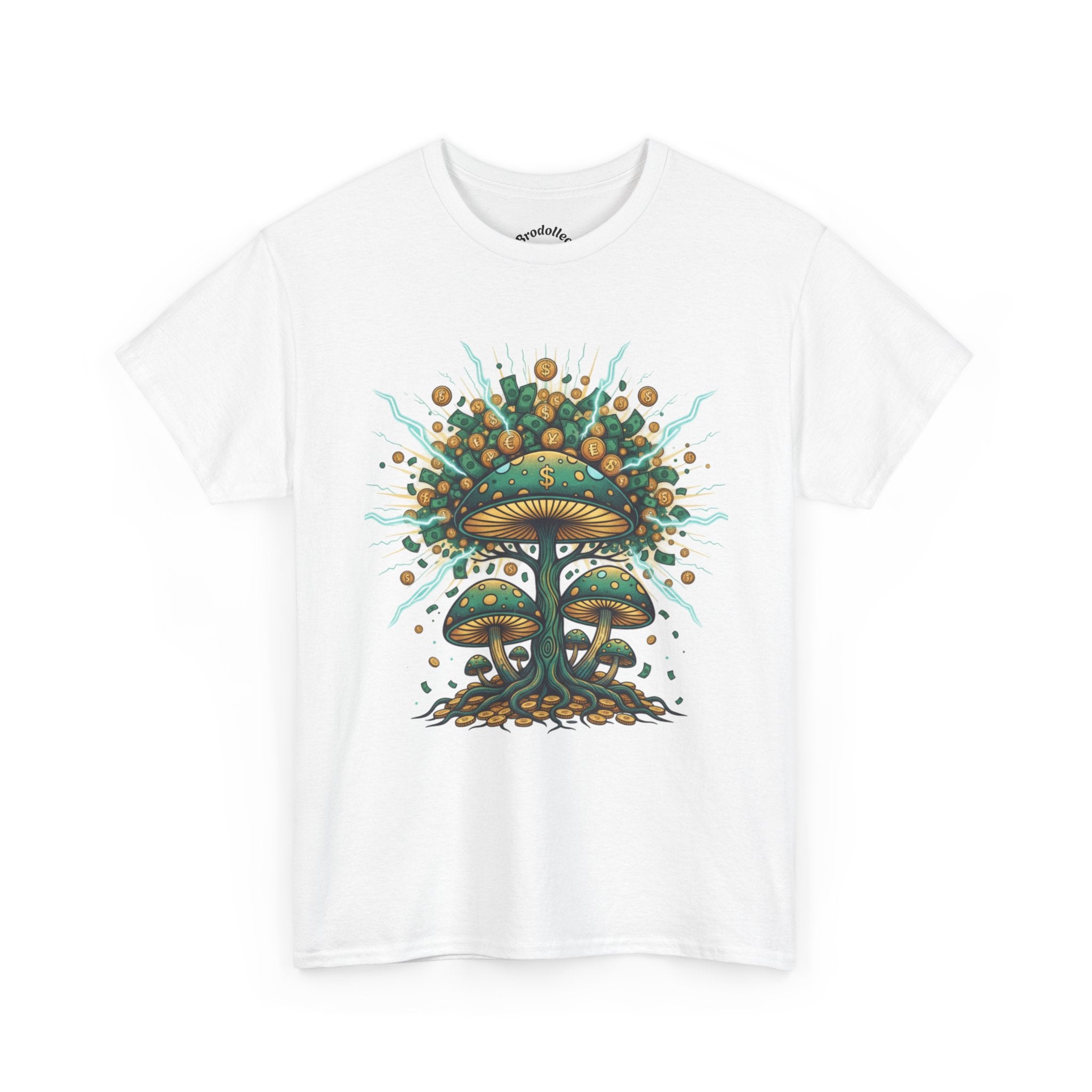 Mushroom Tree Graphic Tee — Psychedelic Nature Art T-Shirt