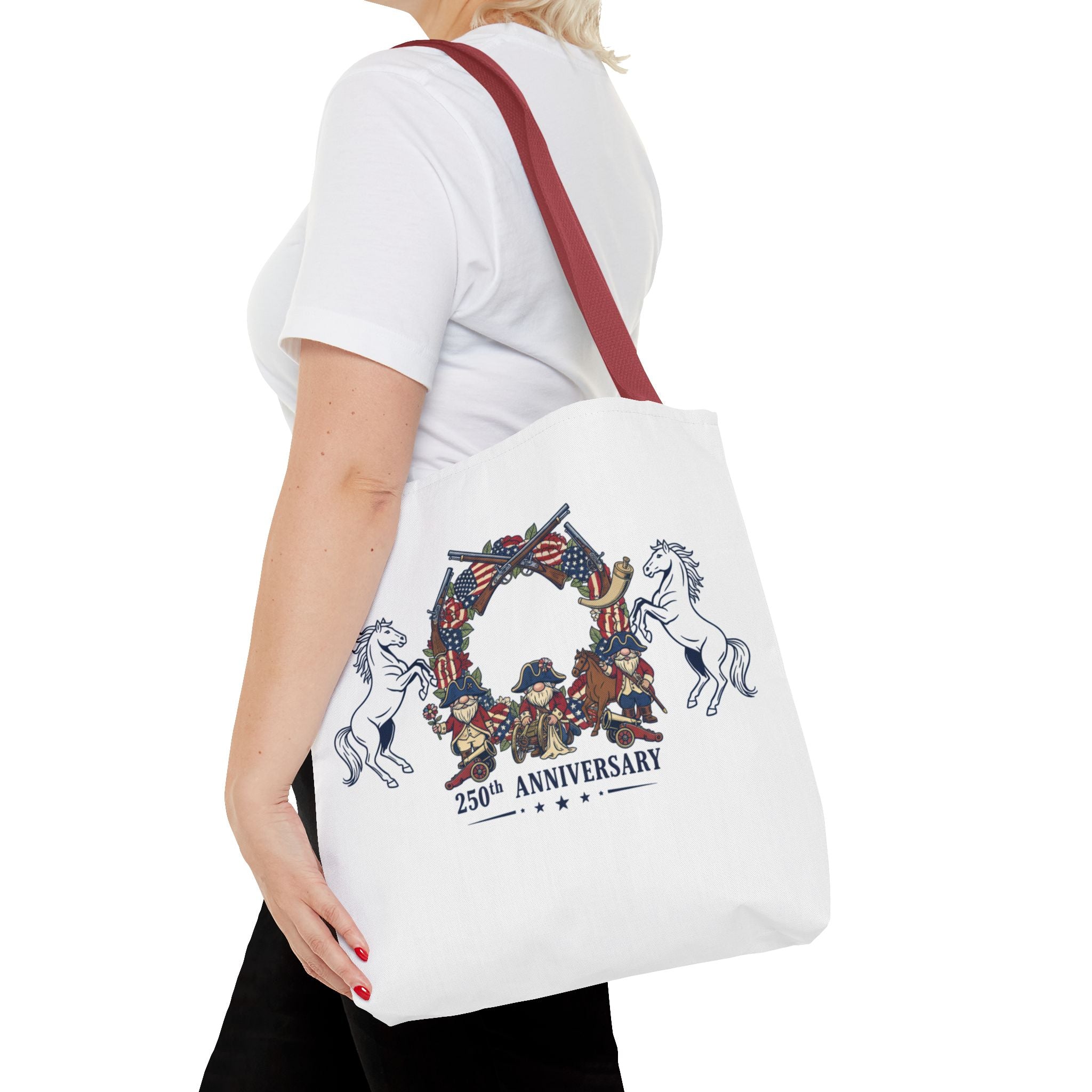 Anniversary Cowboy Tote Bag — 25th Anniversary Western Canvas Tote