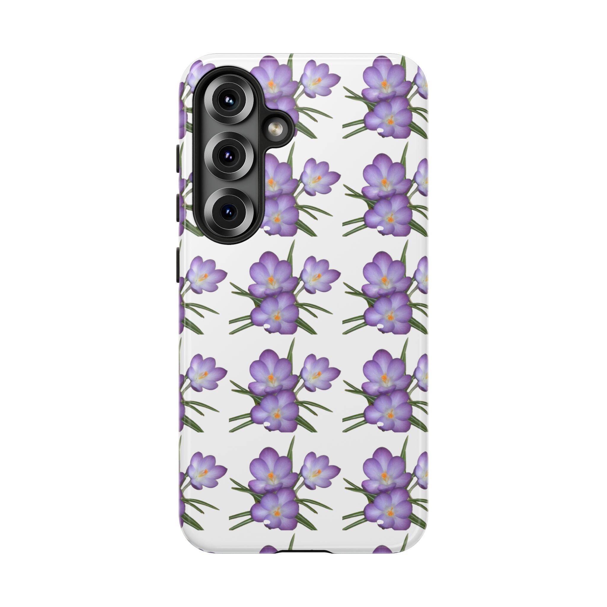 Tough Case — Purple Floral Phone Case