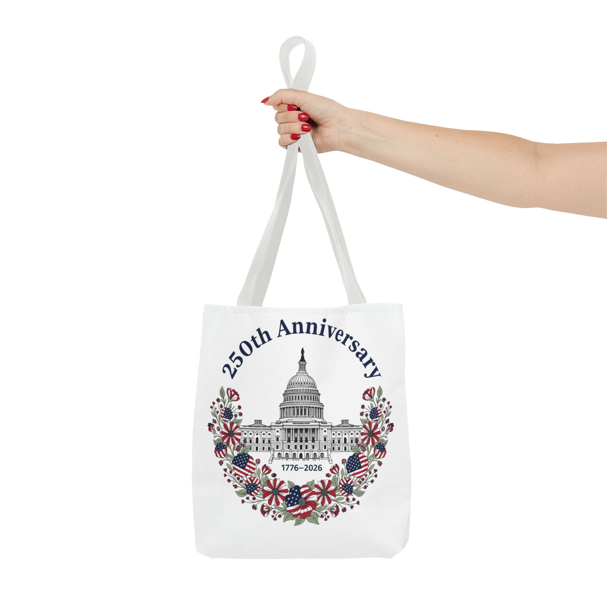 250th Anniversary Capitol Tote Bag — Patriotic USA Commemorative Tote (1776–2026)