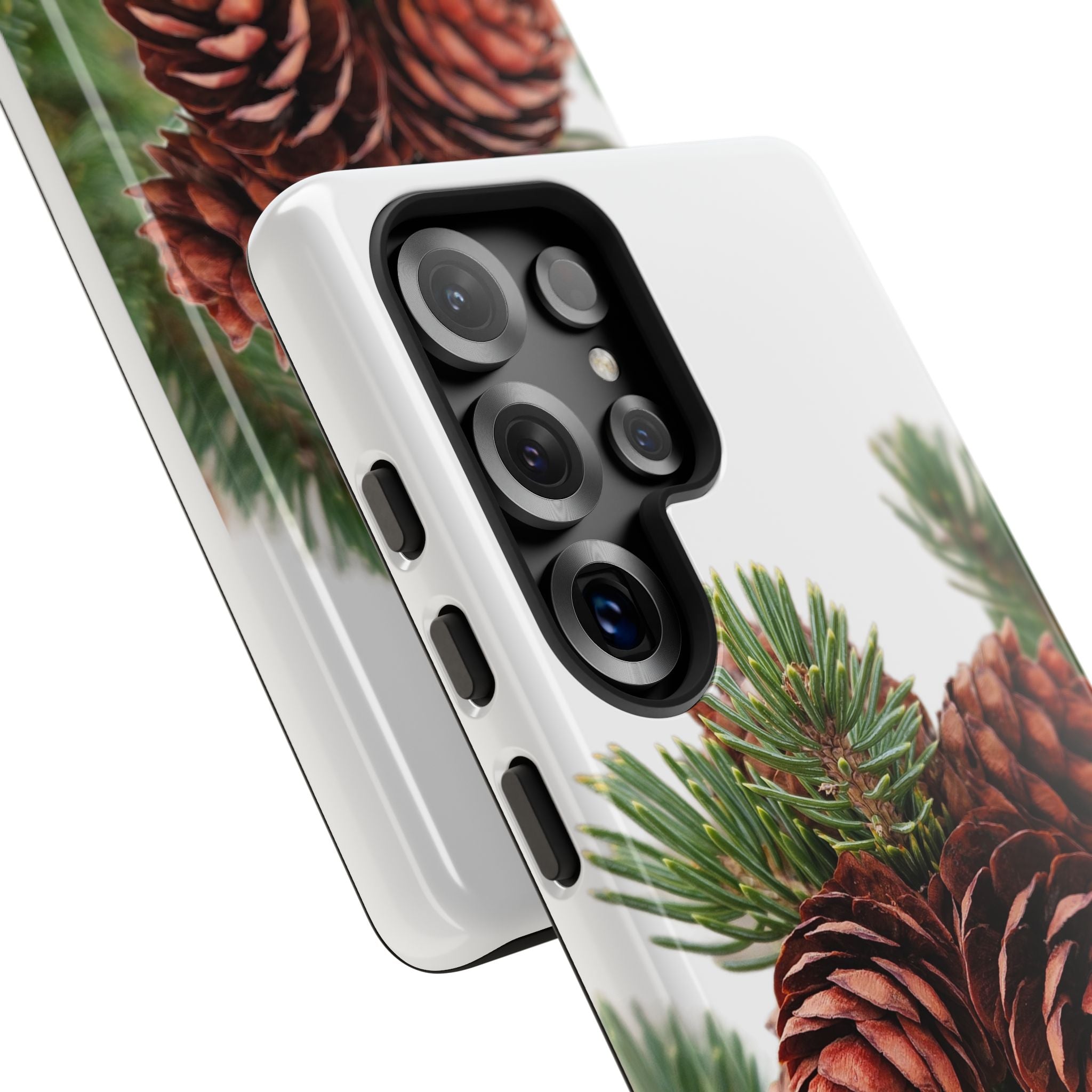 Pinecone Tough Phone Case — Protective Botanical Phone Cover