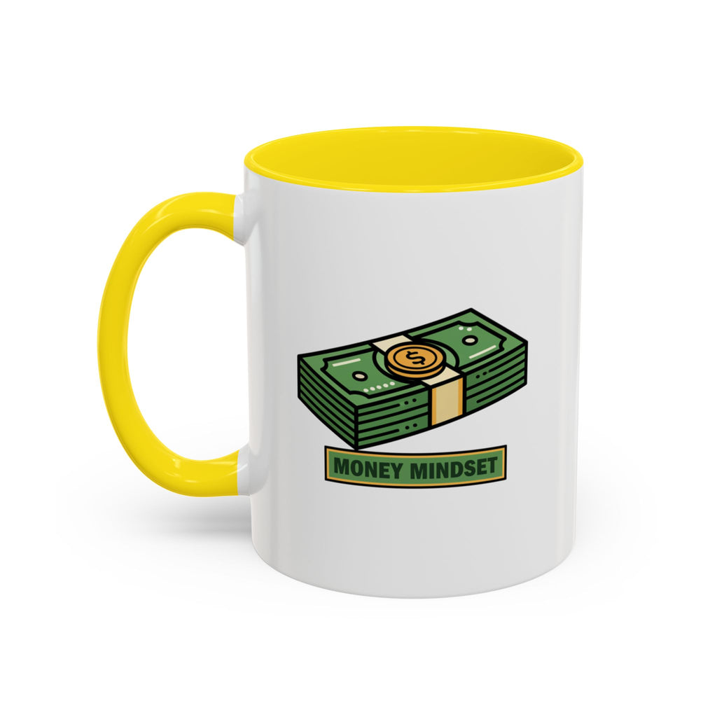 Money Mindset Coffee Mug — Stack of Cash Accent Mug (11/15oz)