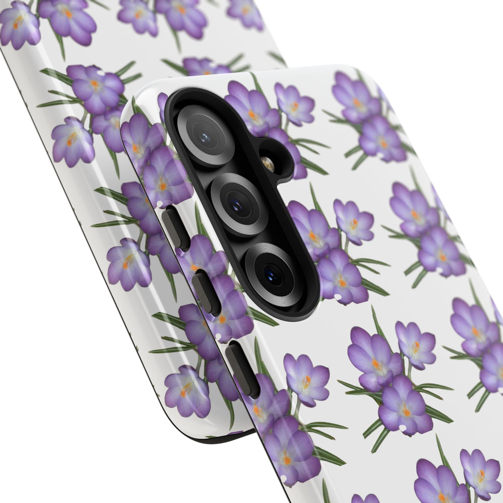 Tough Case — Purple Floral Phone Case