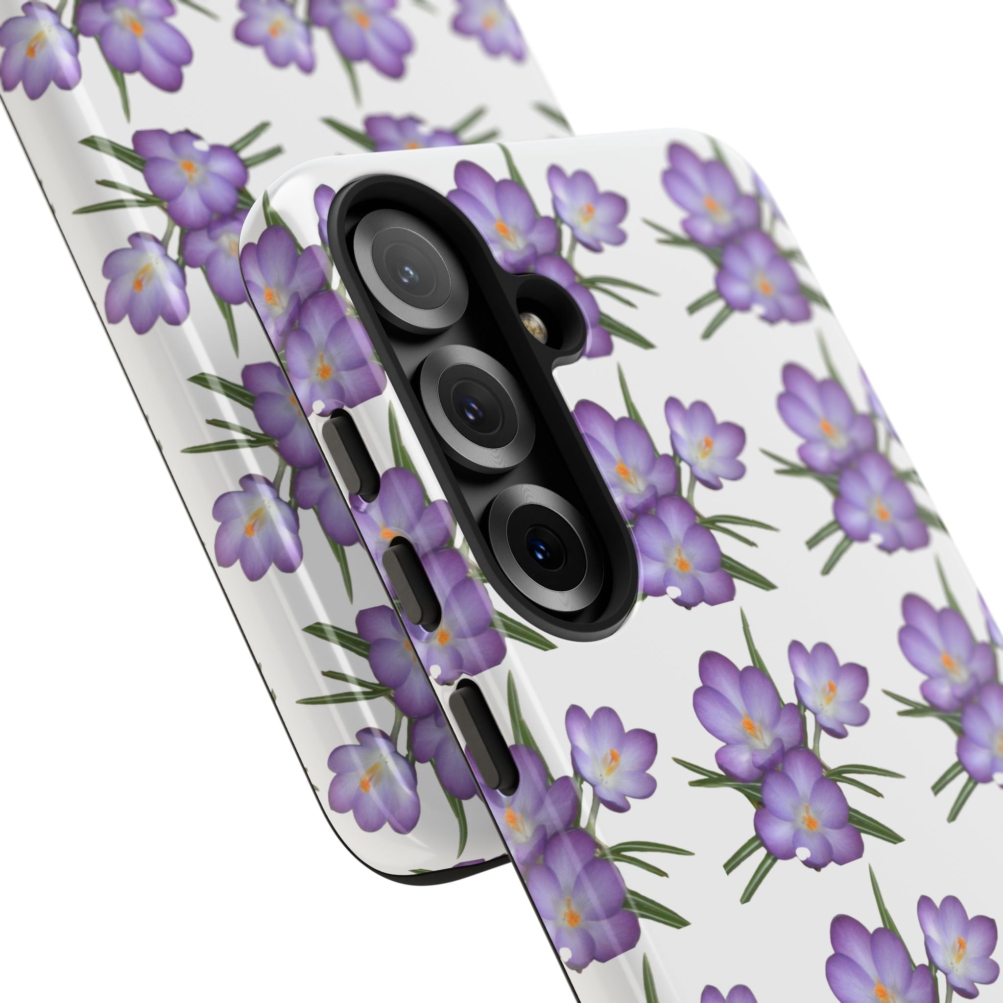 Tough Case — Purple Floral Phone Case