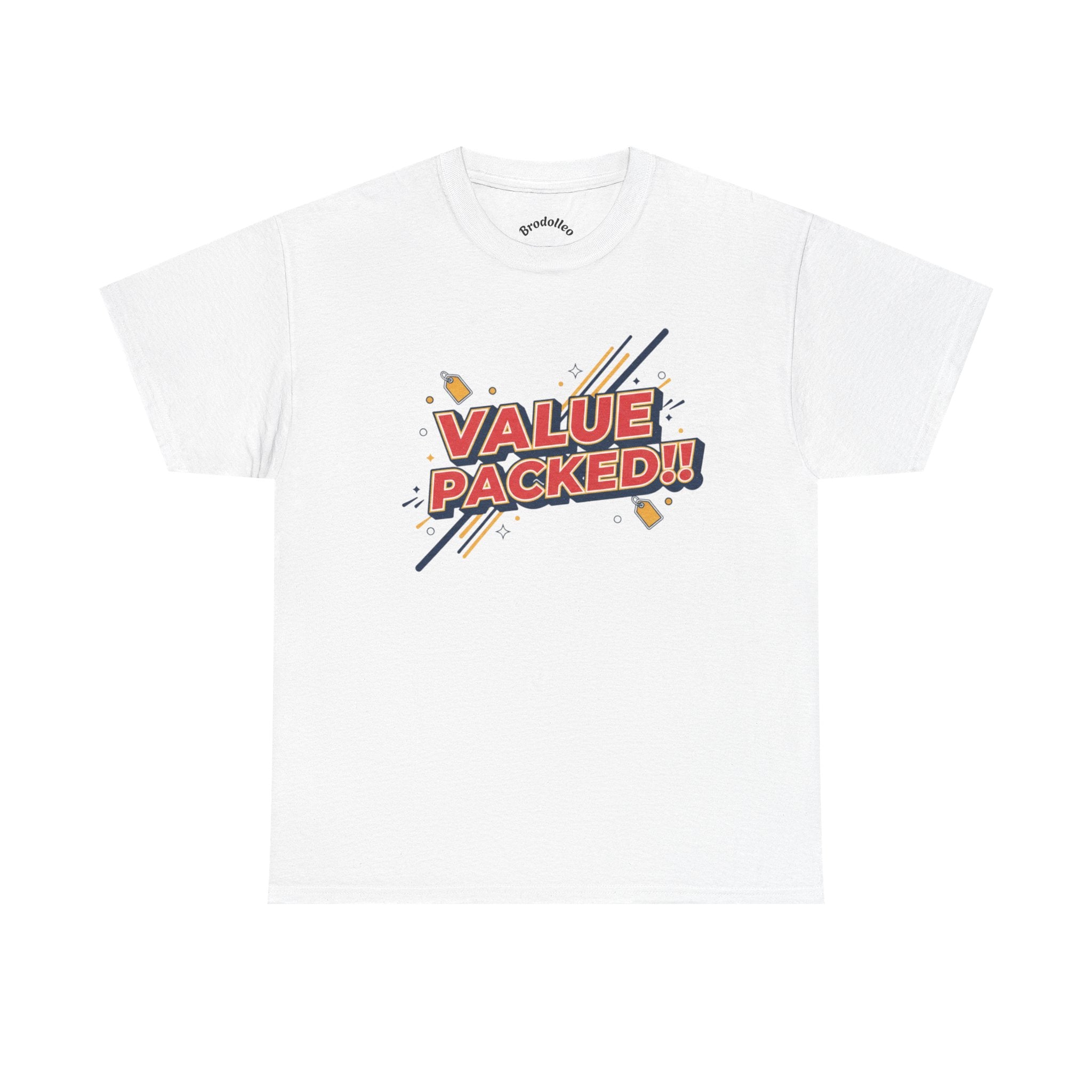 Value Packed! Graphic Tee — Retro Comic Style Casual T‑Shirt
