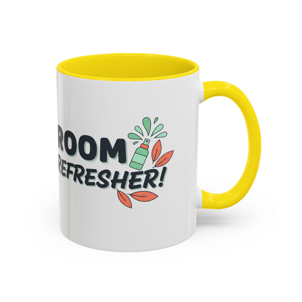 Room Refresher Coffee Mug — Funny Scented Spray Graphic Accent Mug