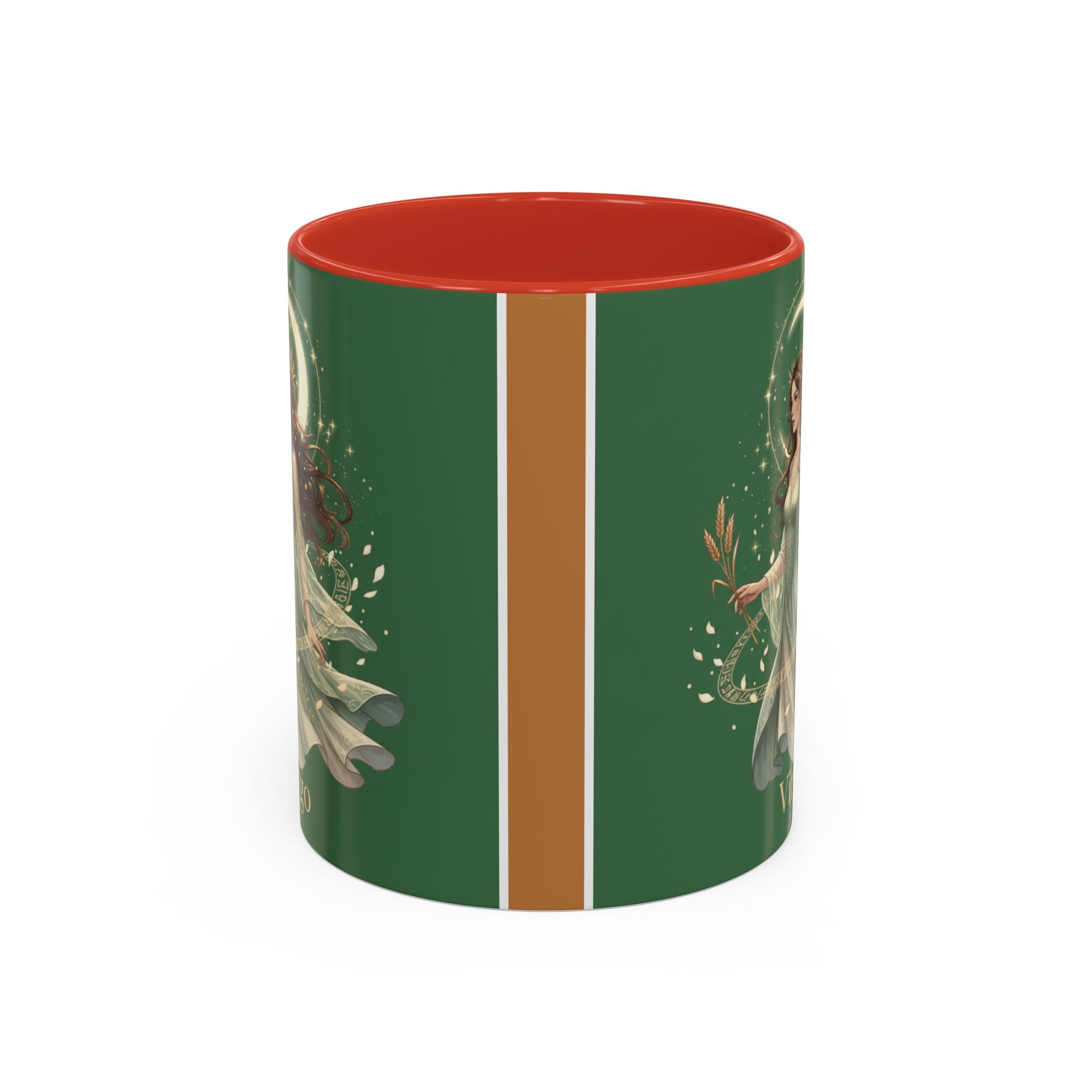 Virgo Zodiac Accent Coffee Mug — Astrological Virgo Gift (11/15oz)