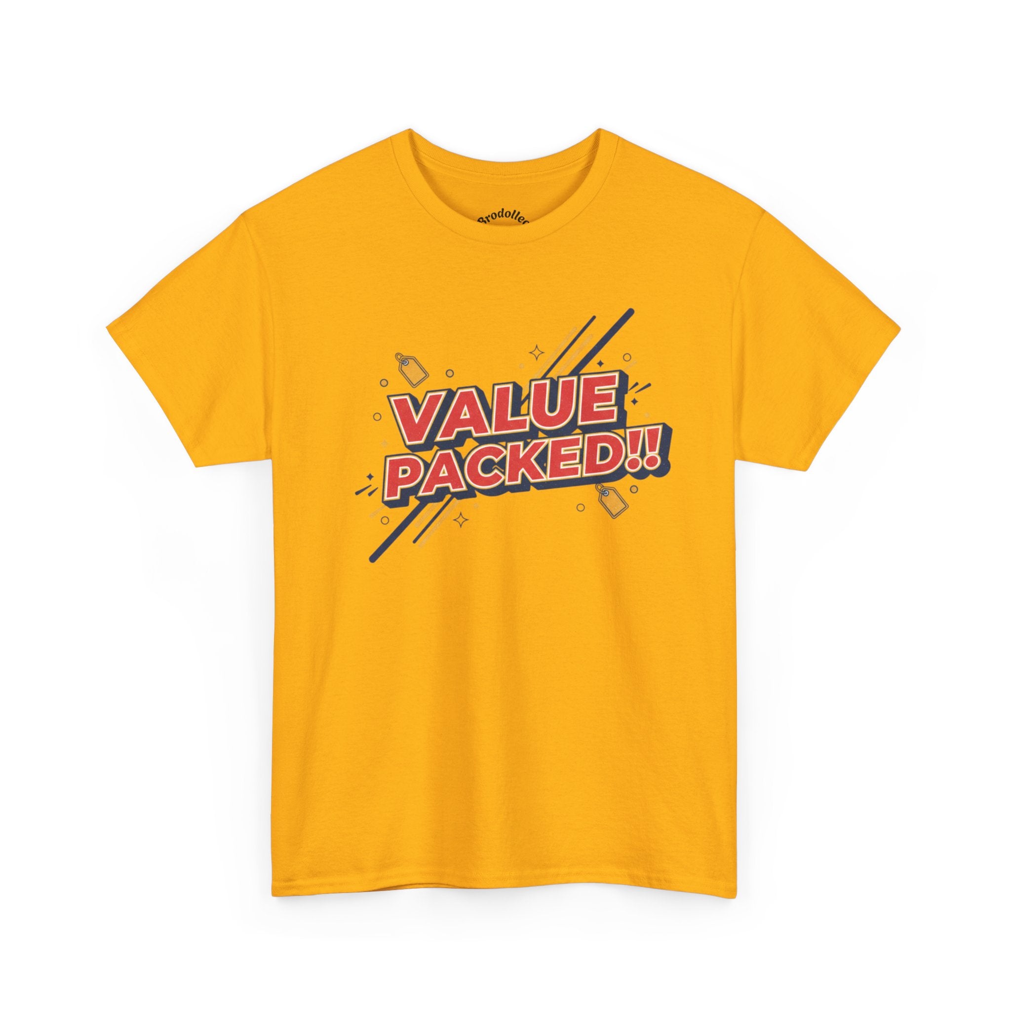 Value Packed! Graphic Tee — Retro Comic Style Casual T‑Shirt