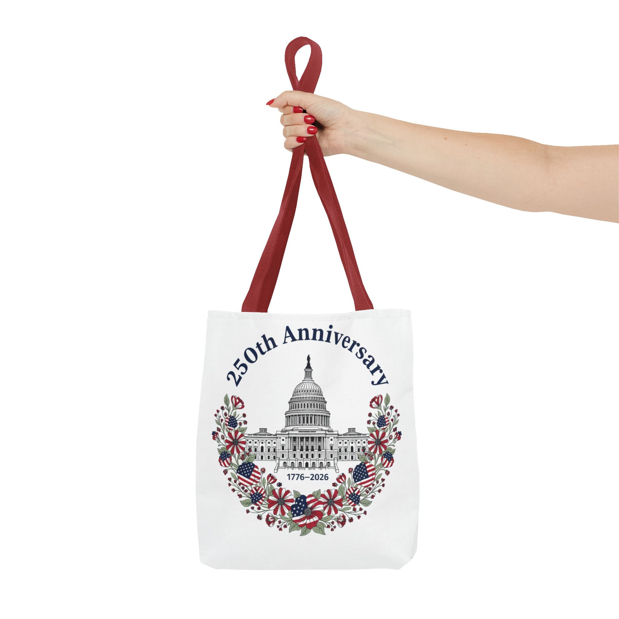 250th Anniversary Capitol Tote Bag — Patriotic USA Commemorative Tote (1776–2026)