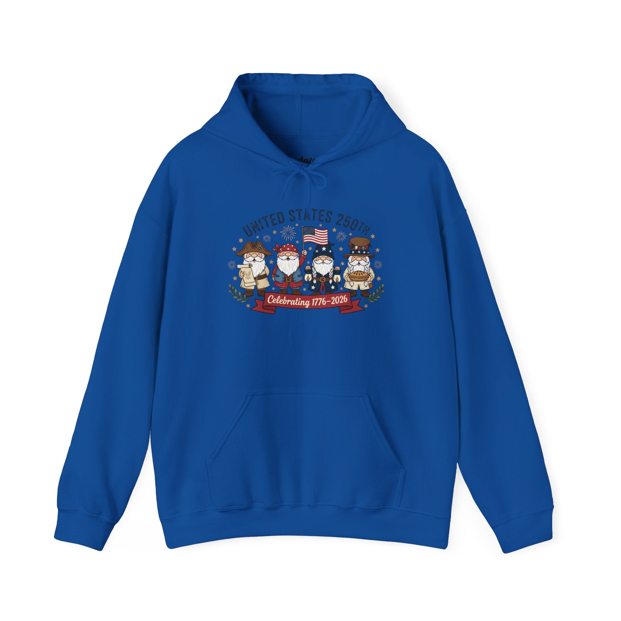Hoodie — "United States 250th" Colonial Characters Anniversary Pullover