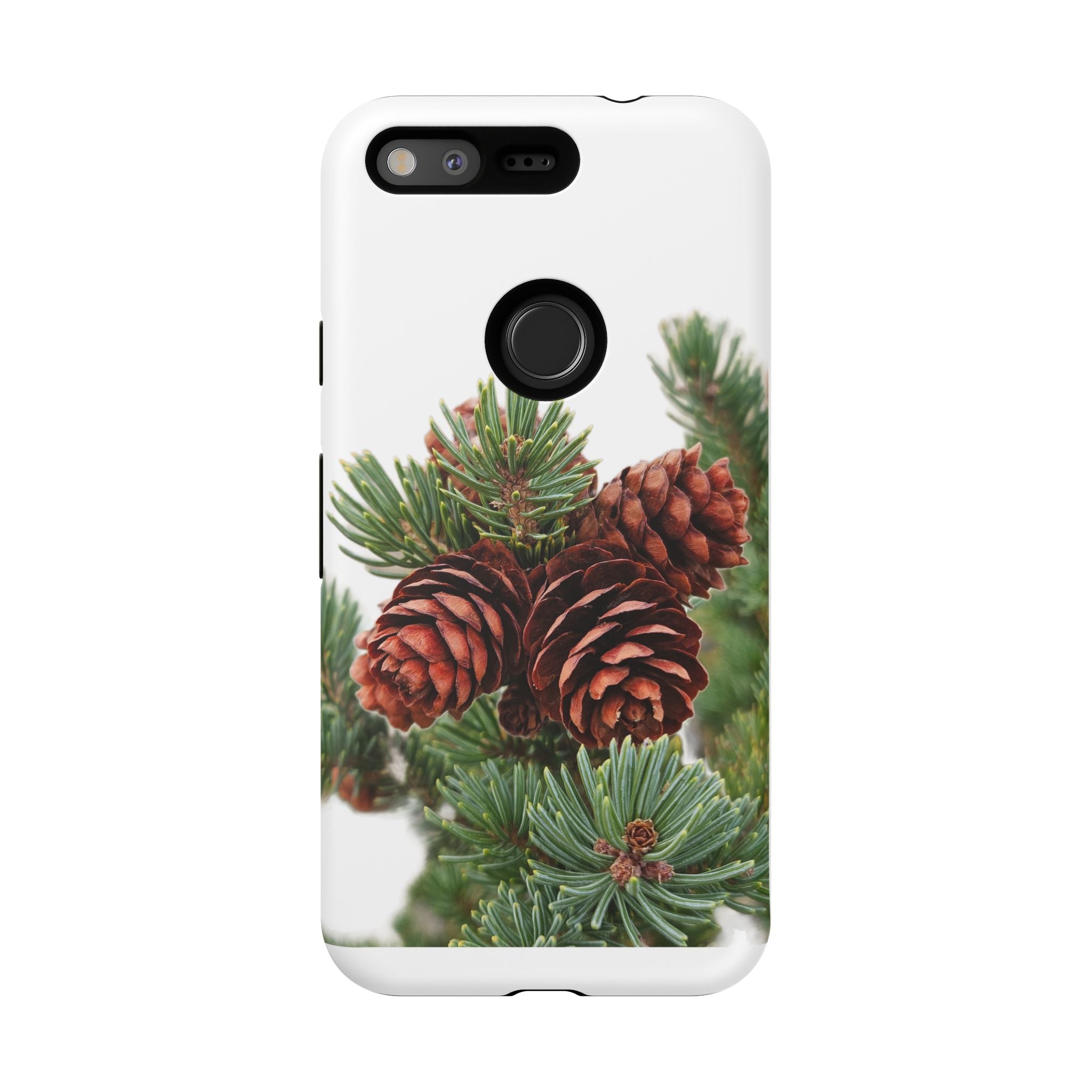 Pinecone Tough Phone Case — Protective Botanical Phone Cover