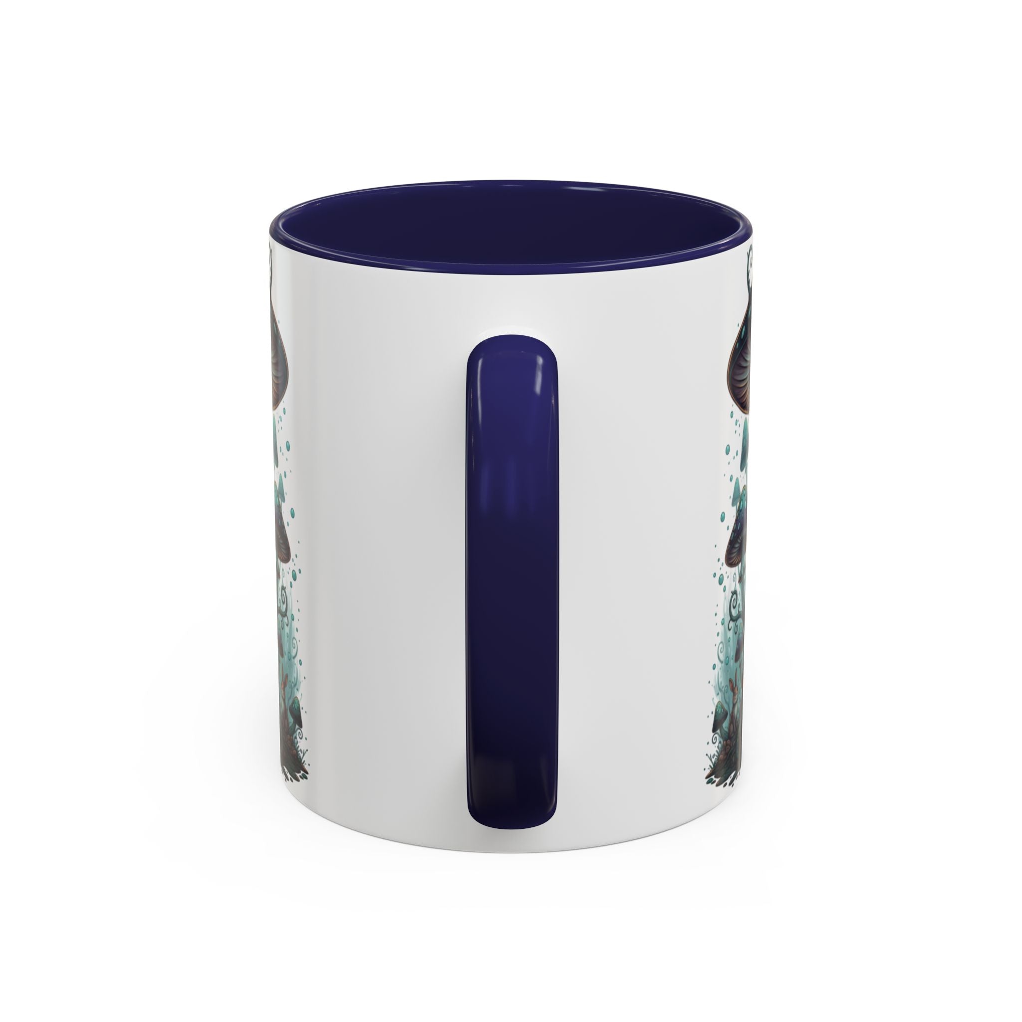 Enchanted Mushroom Cottage Coffee Mug — Fantasy Forest Accent Mug