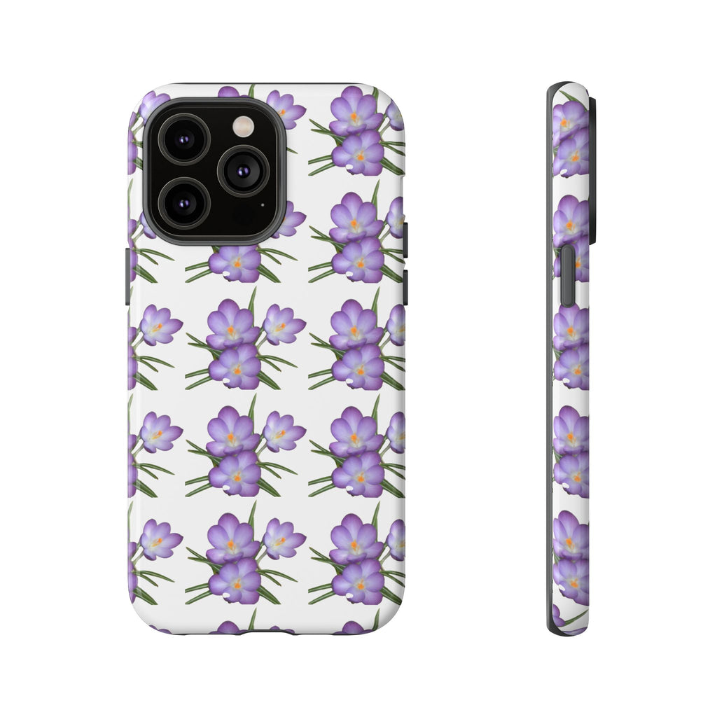 Tough Case — Purple Floral Phone Case
