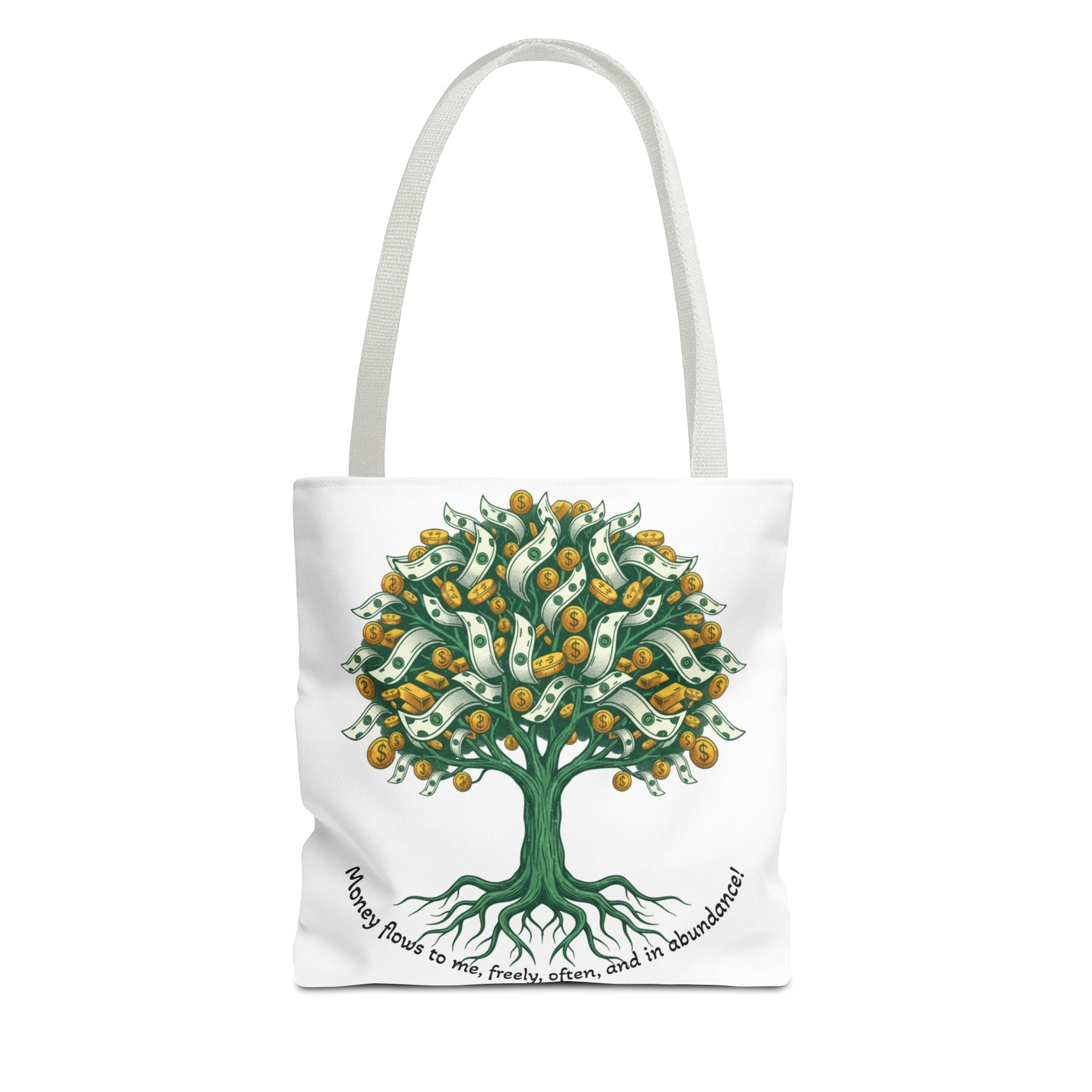 Money Tree Tote Bag — Illustrated Cash Tree Eco Shopper