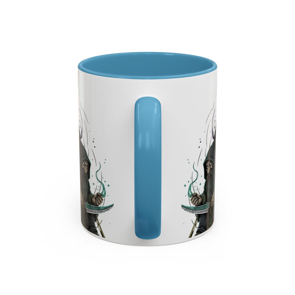 Grim Sorcerer Accent Coffee Mug – Witchy Wizard Magic 11/15oz