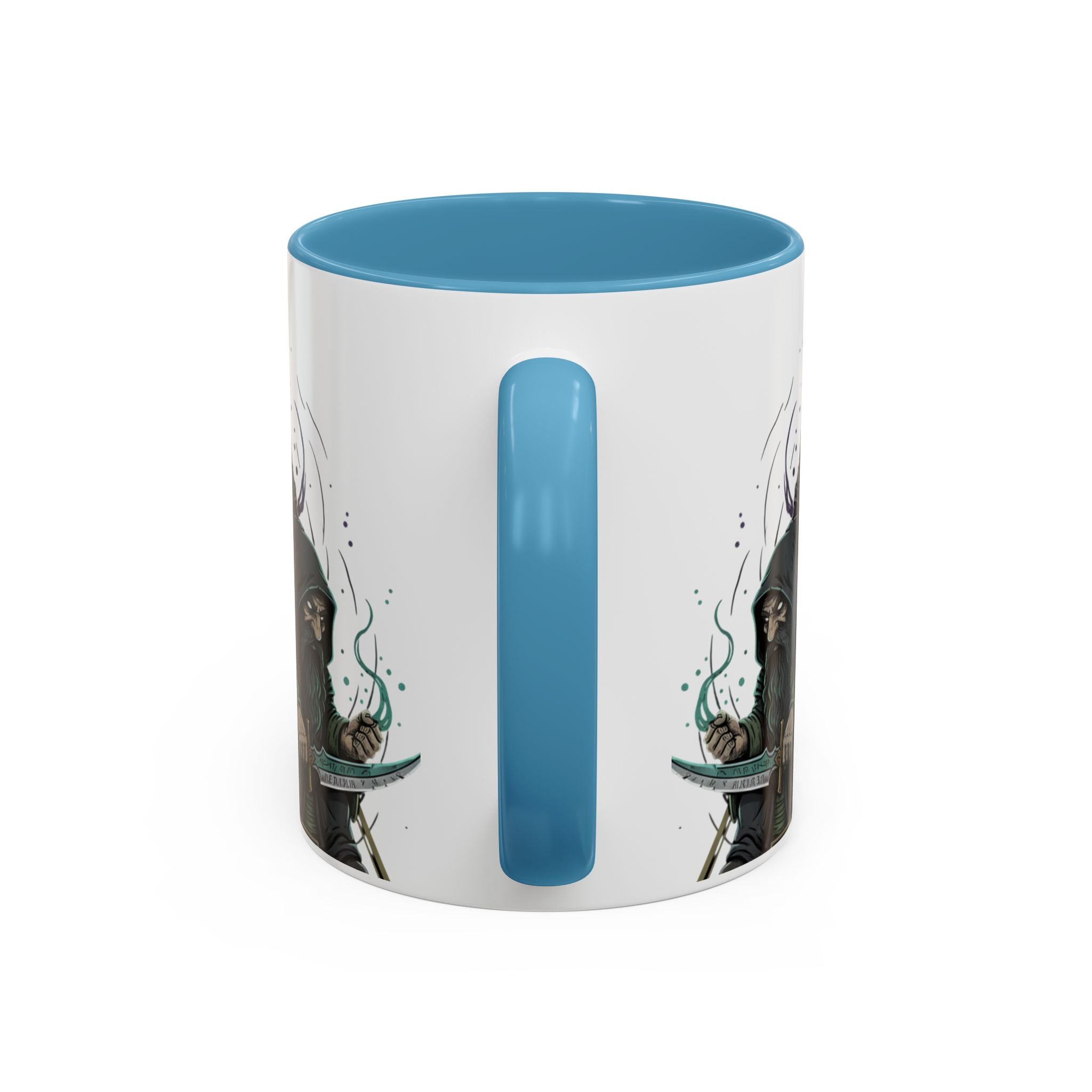 Grim Sorcerer Accent Coffee Mug – Witchy Wizard Magic 11/15oz