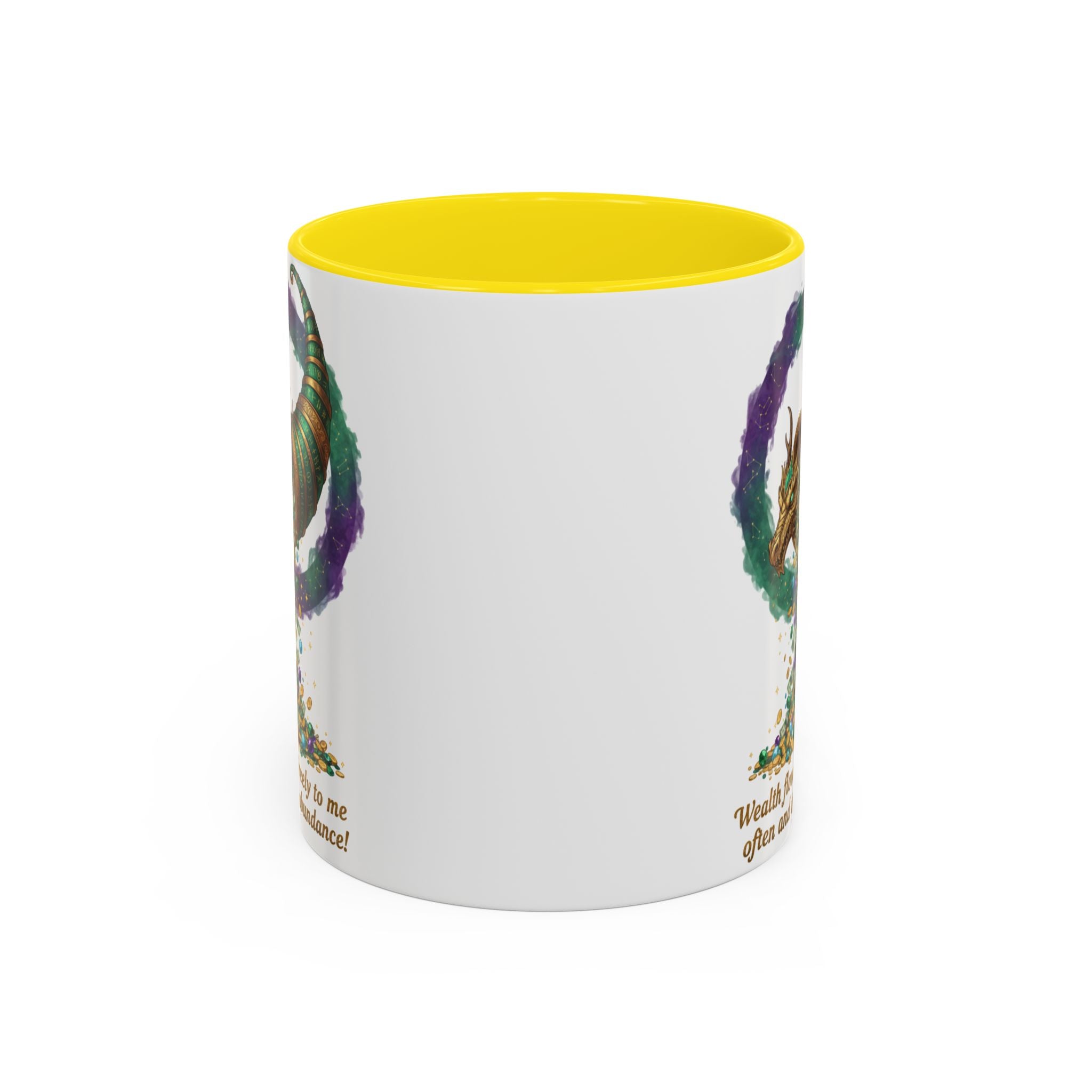 Cornucopia Wealth Coffee Mug — "Wealth flow freely to me often and in abundance!"