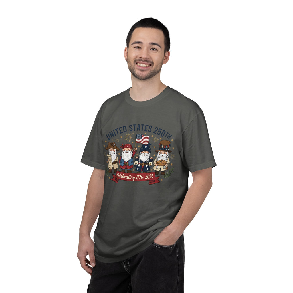 United States 250th Celebration T-shirt | Colonial Characters, 1776–2026