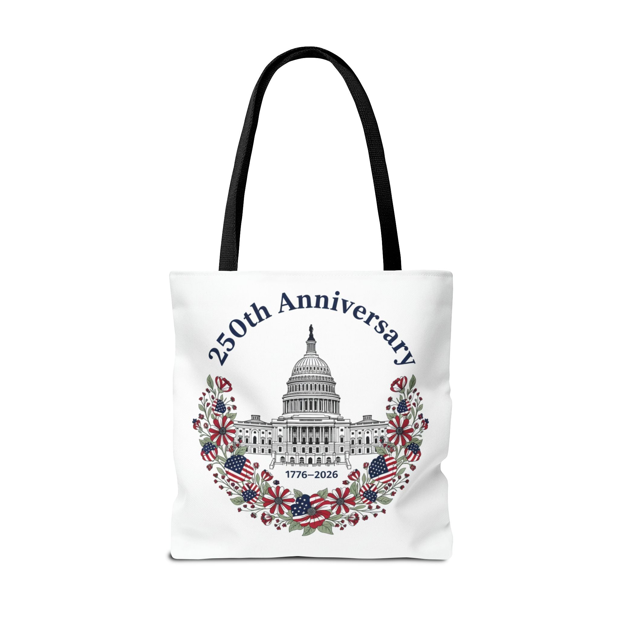 250th Anniversary Capitol Tote Bag — Patriotic USA Commemorative Tote (1776–2026)