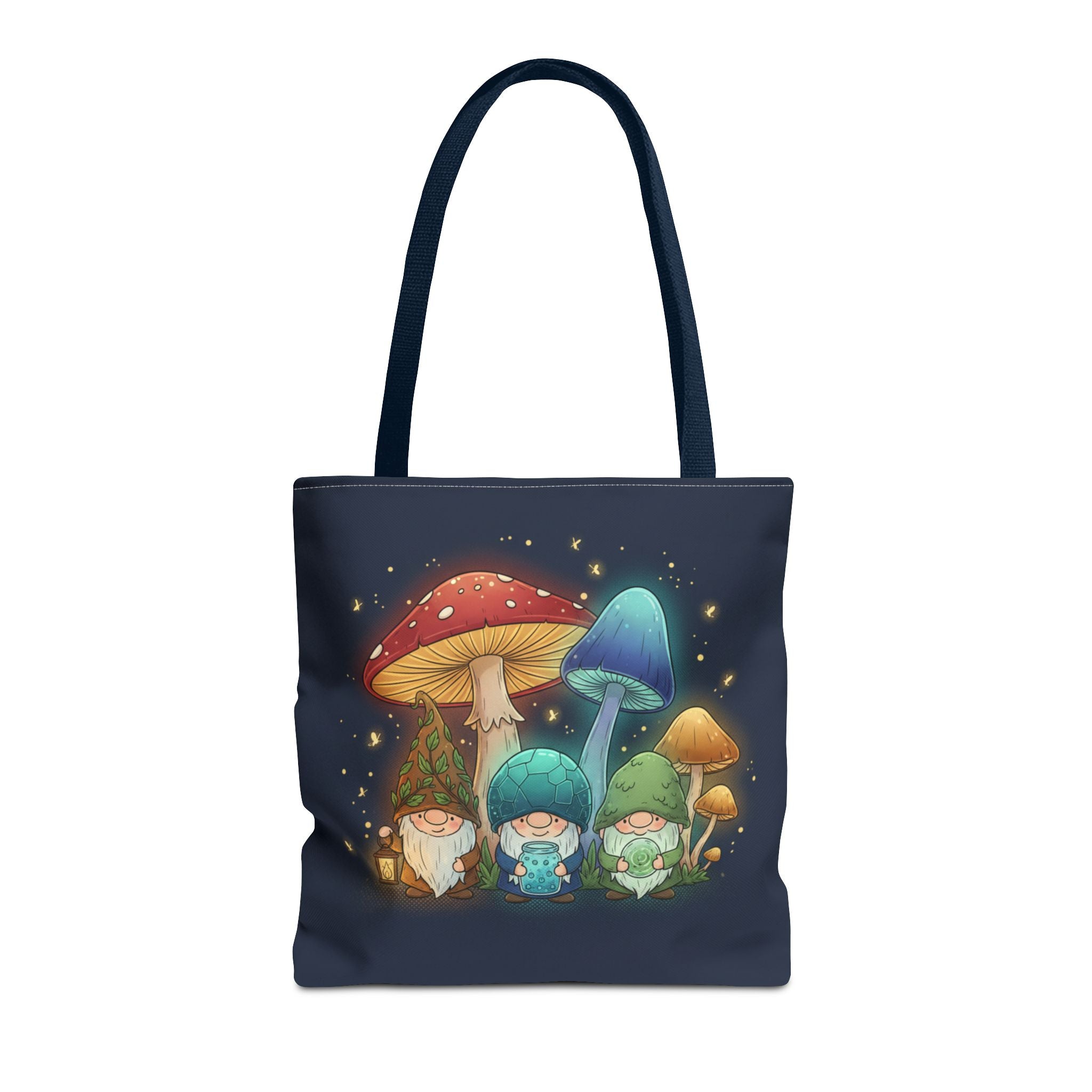 Mushroom Gnome Tote Bag — Whimsical Forest Fairycore AOP Tote