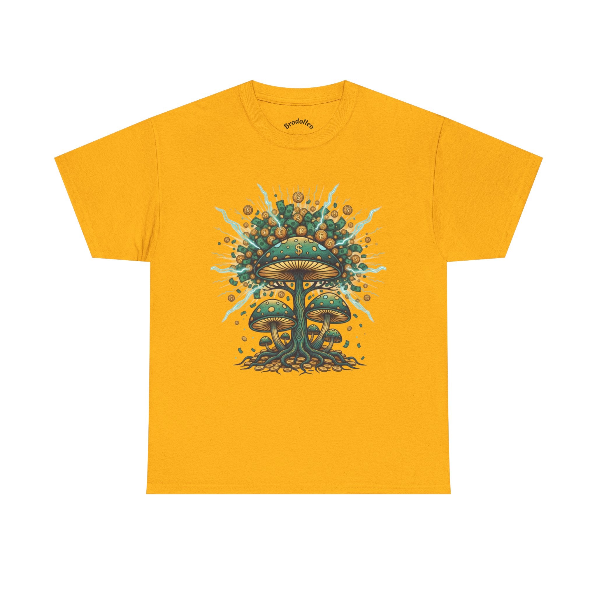 Mushroom Tree Graphic Tee — Psychedelic Nature Art T-Shirt