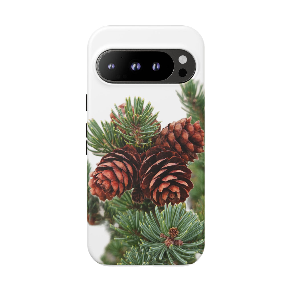 Pinecone Tough Phone Case — Protective Botanical Phone Cover