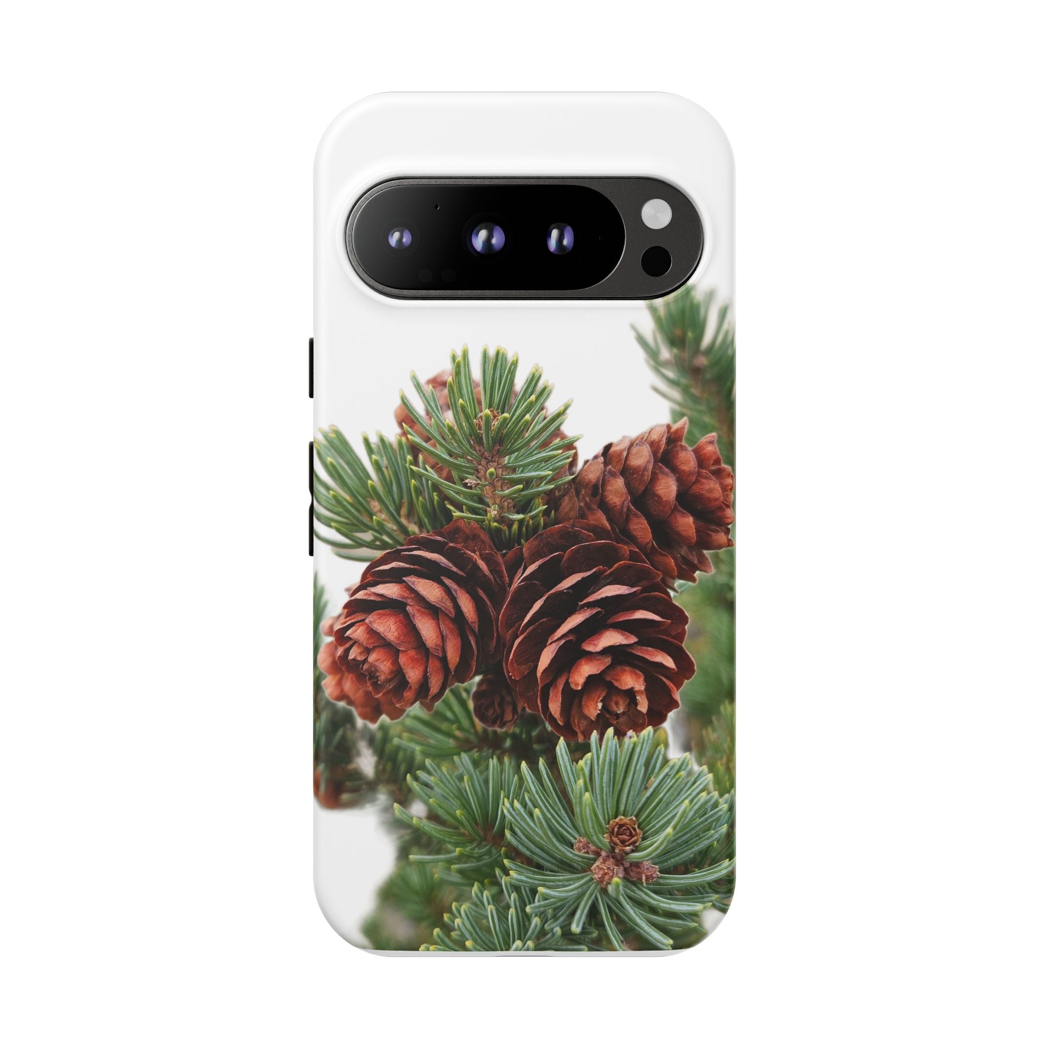 Pinecone Tough Phone Case — Protective Botanical Phone Cover