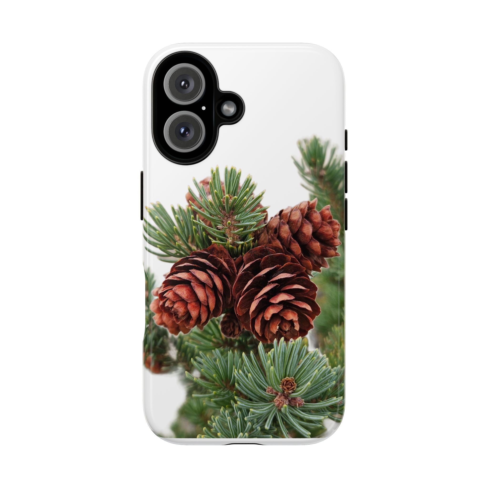 Pinecone Tough Phone Case — Protective Botanical Phone Cover