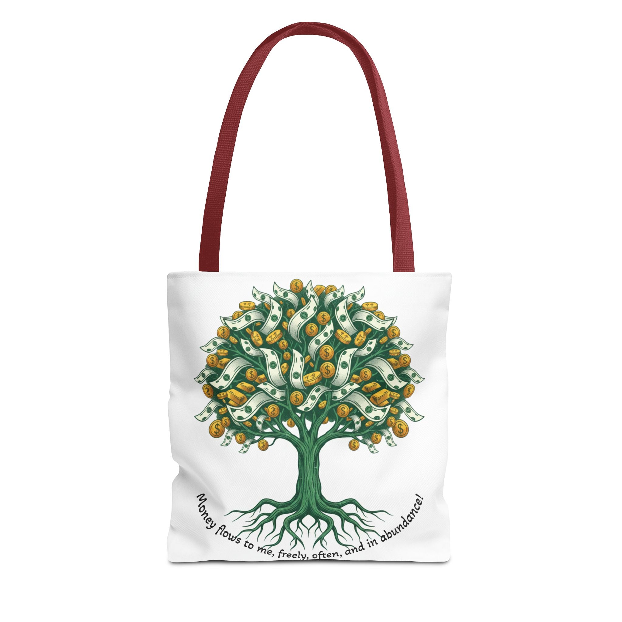 Money Tree Tote Bag — Illustrated Cash Tree Eco Shopper