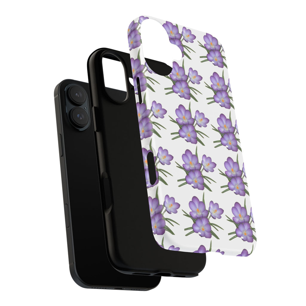 Tough Case — Purple Floral Phone Case