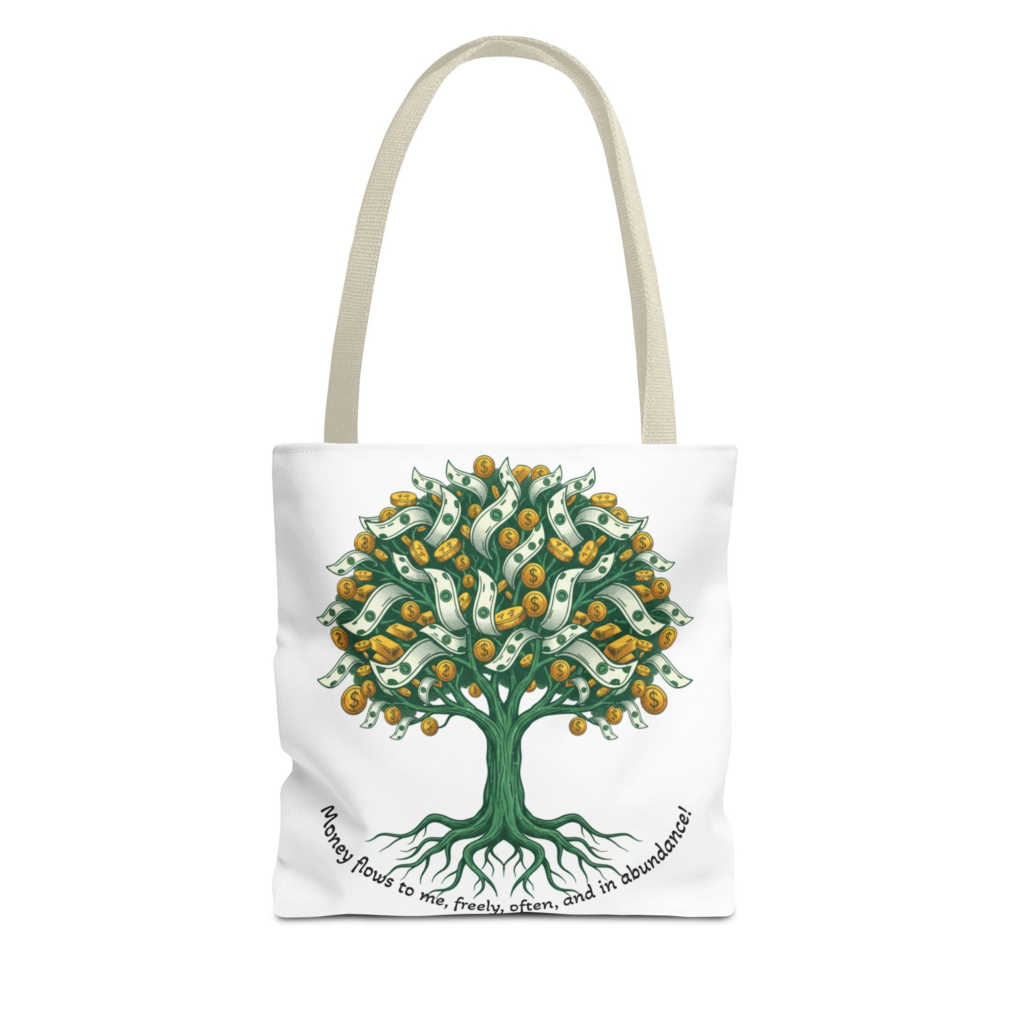 Money Tree Tote Bag — Illustrated Cash Tree Eco Shopper