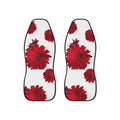 Red Daisy Car Seat Covers — Floral Auto Seat Protector