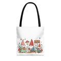 Gnome Garden Tote Bag – Cute Mushroom Gnomes All-Over Print