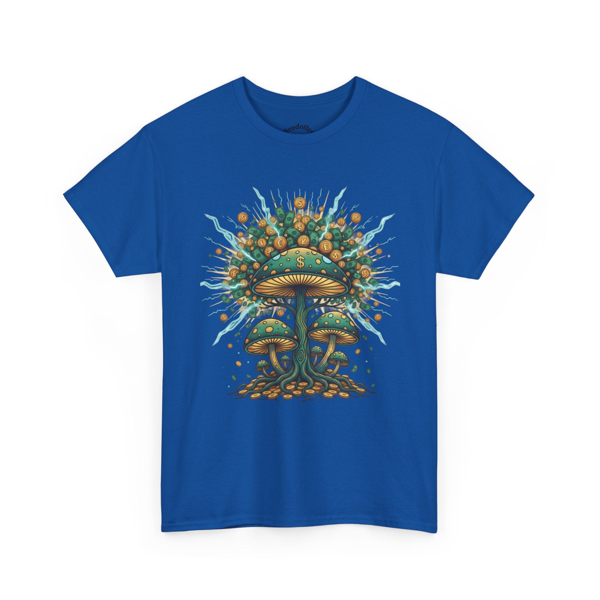 Mushroom Tree Graphic Tee — Psychedelic Nature Art T-Shirt