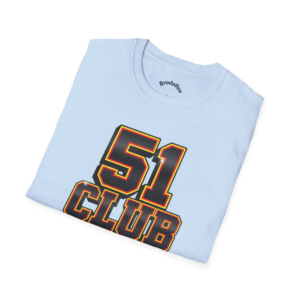 51 Club T‑Shirt — Vintage Collegiate Number Graphic Tee