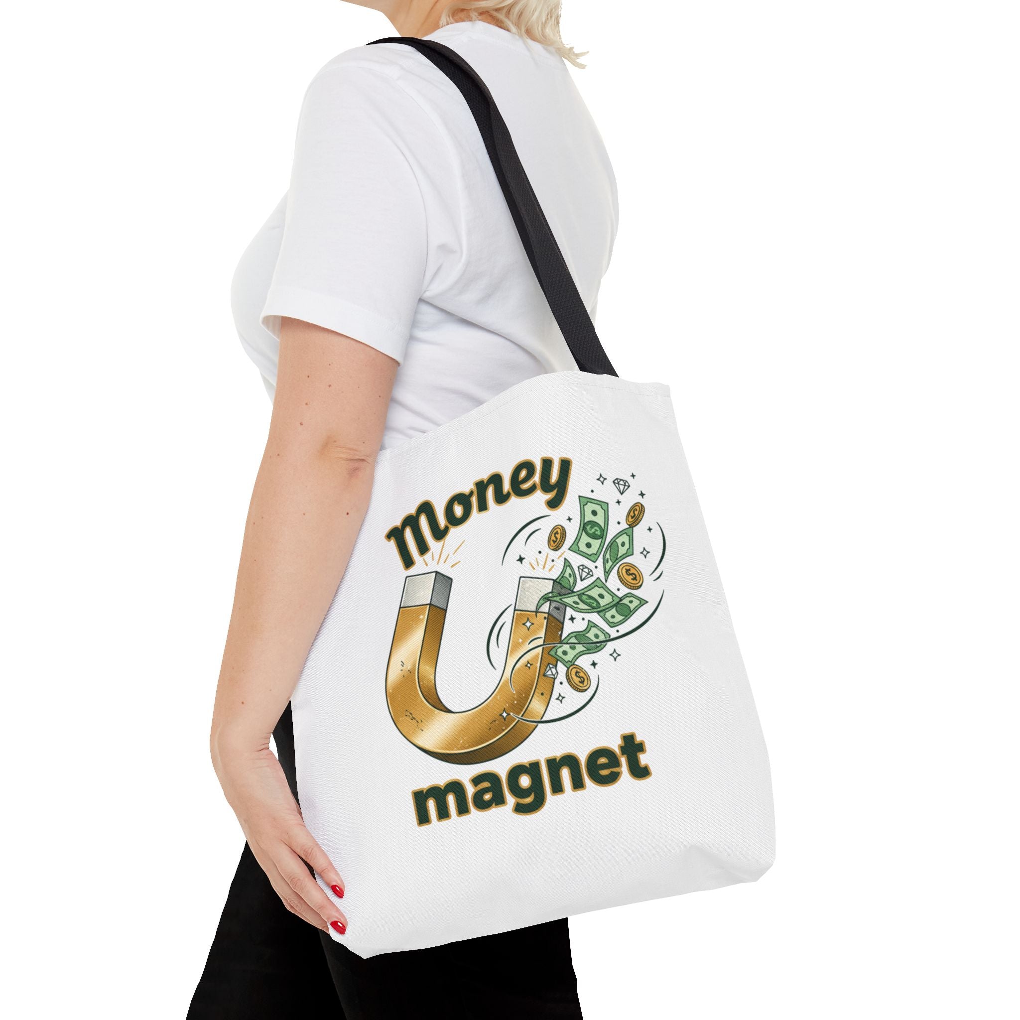 Money Magnet Tote Bag — Funny Luck & Wealth Shopping Tote