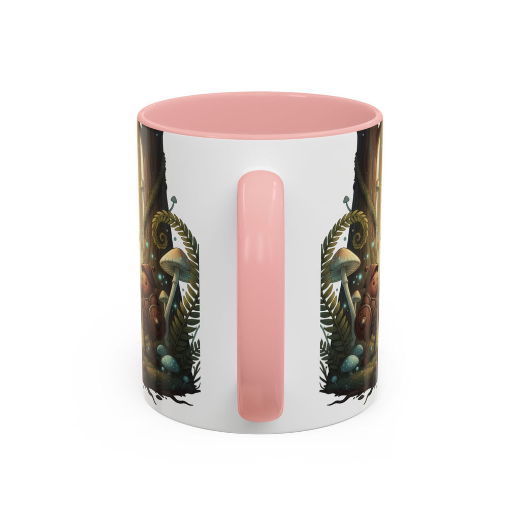 Whimsical Forest Mushroom Mug — Cute Woodland Gnome Coffee Cup
