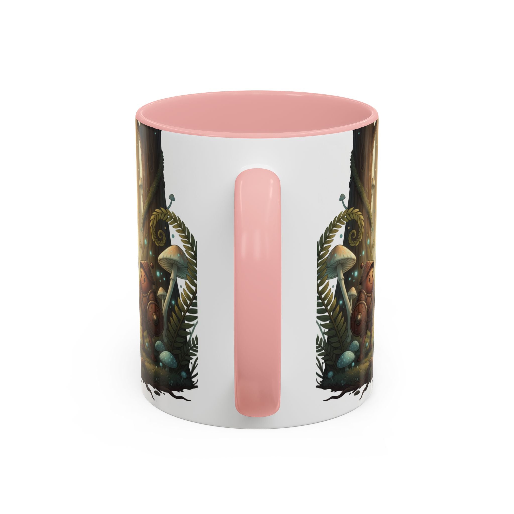 Whimsical Forest Mushroom Mug — Cute Woodland Gnome Coffee Cup