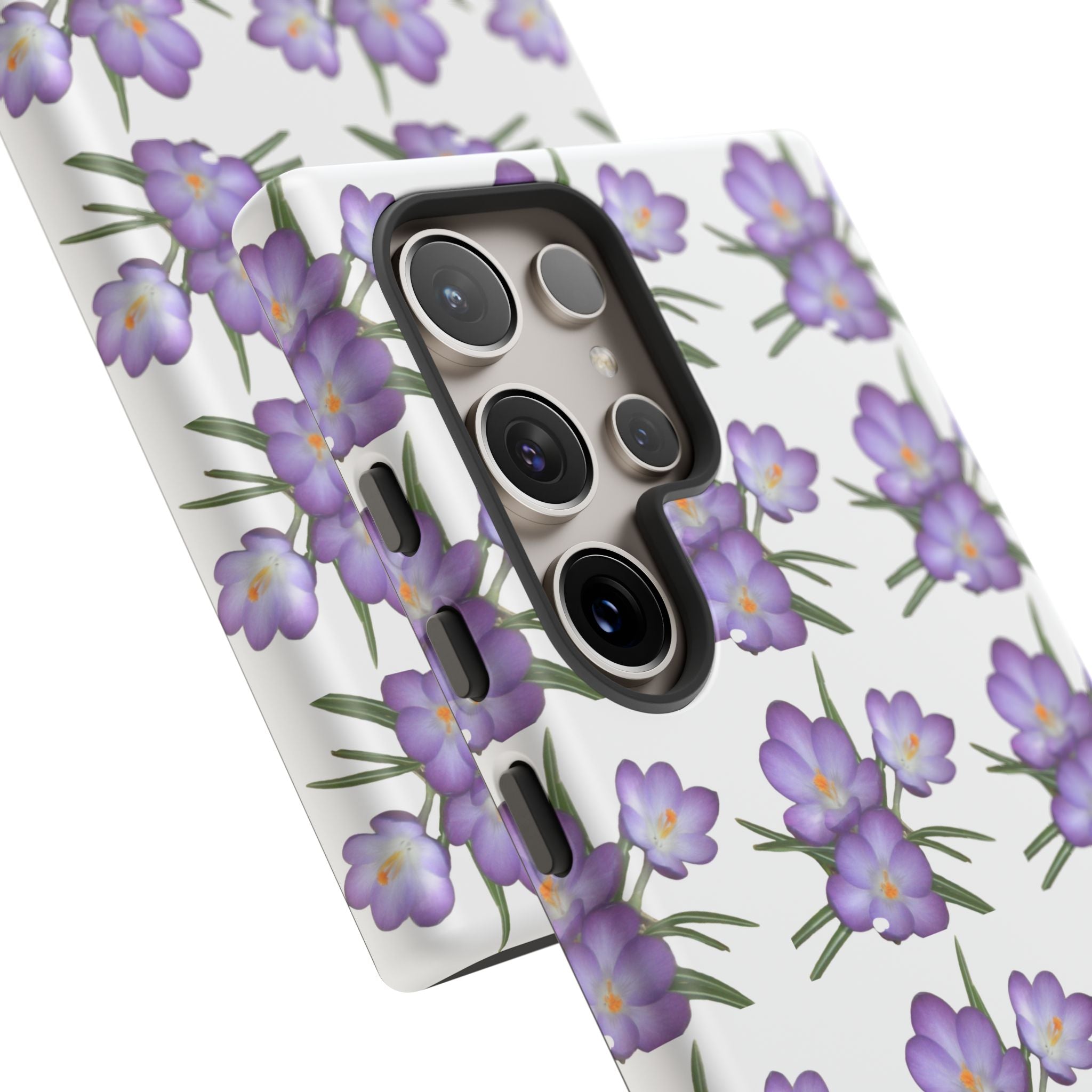 Tough Case — Purple Floral Phone Case