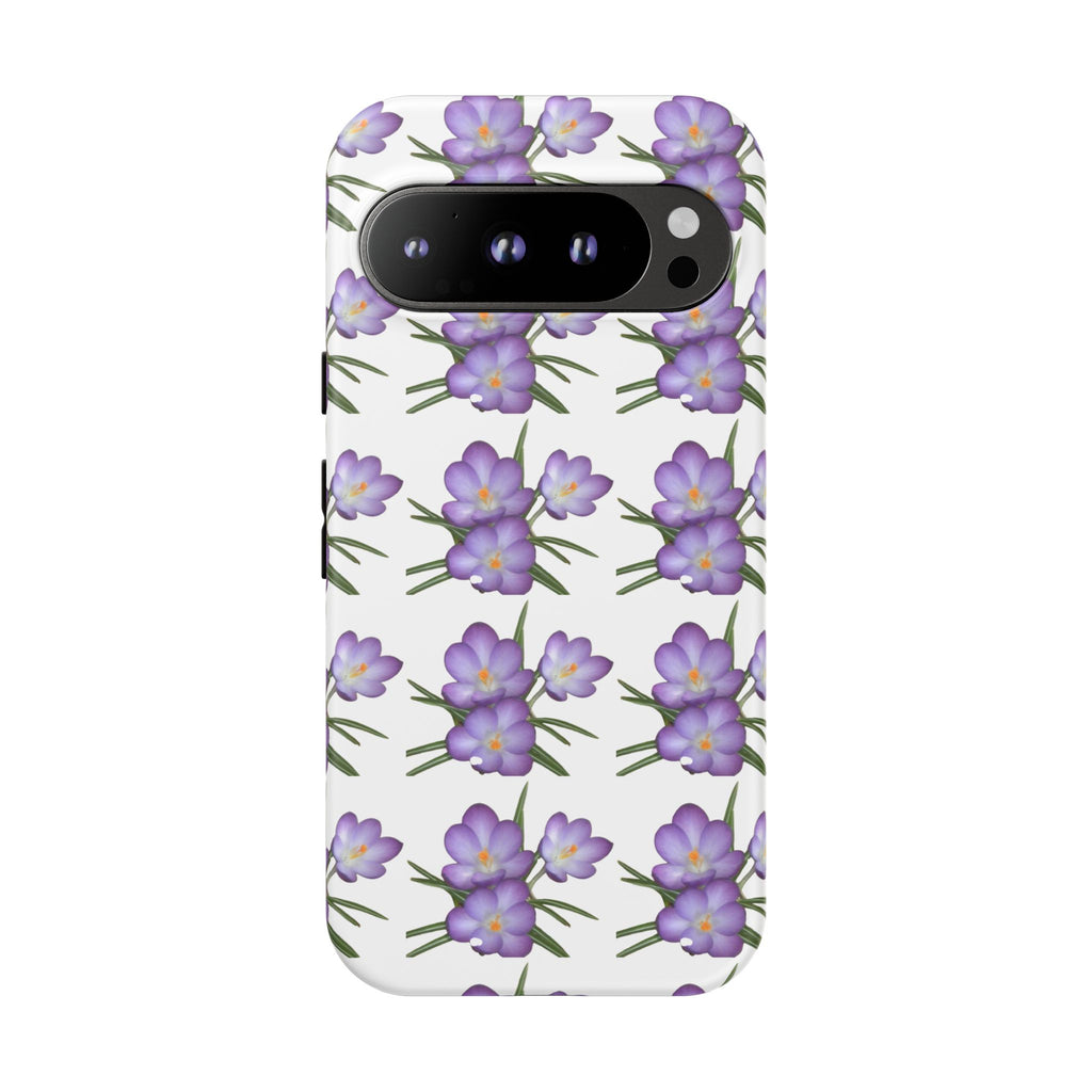 Tough Case — Purple Floral Phone Case