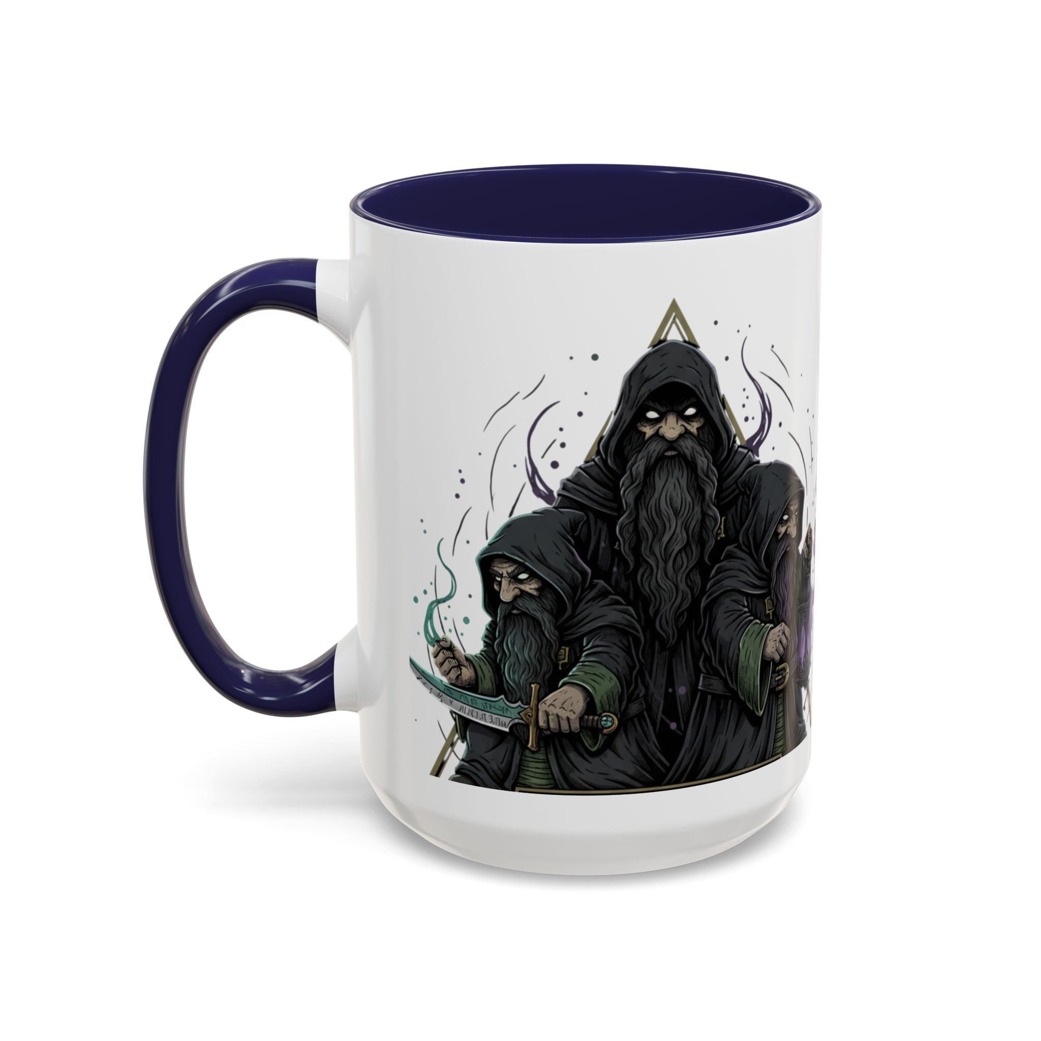 Grim Sorcerer Accent Coffee Mug – Witchy Wizard Magic 11/15oz