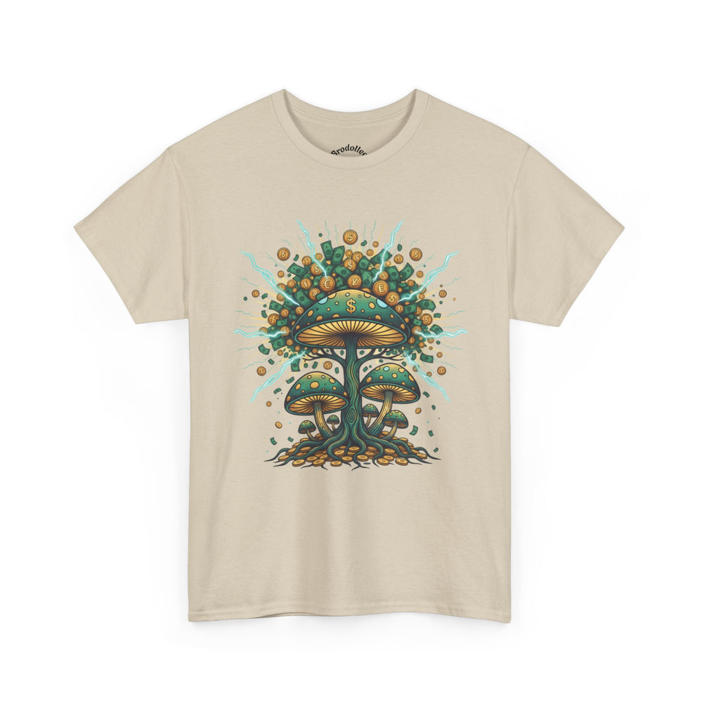 Mushroom Tree Graphic Tee — Psychedelic Nature Art T-Shirt