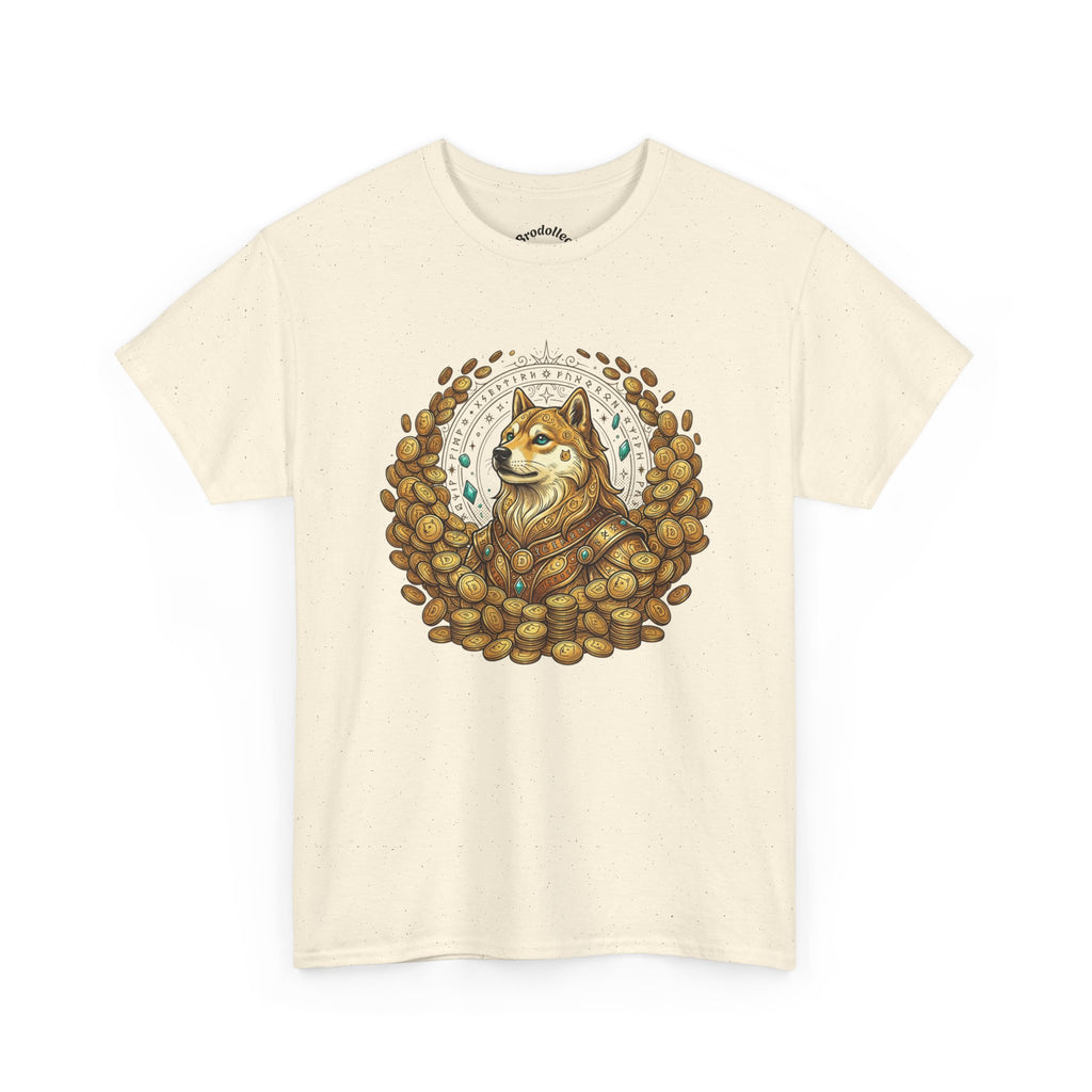 Shiba Inu Coffee Beans T‑Shirt — Cute Dog Cafe Tee